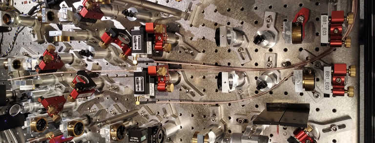 Top view of the laser system.